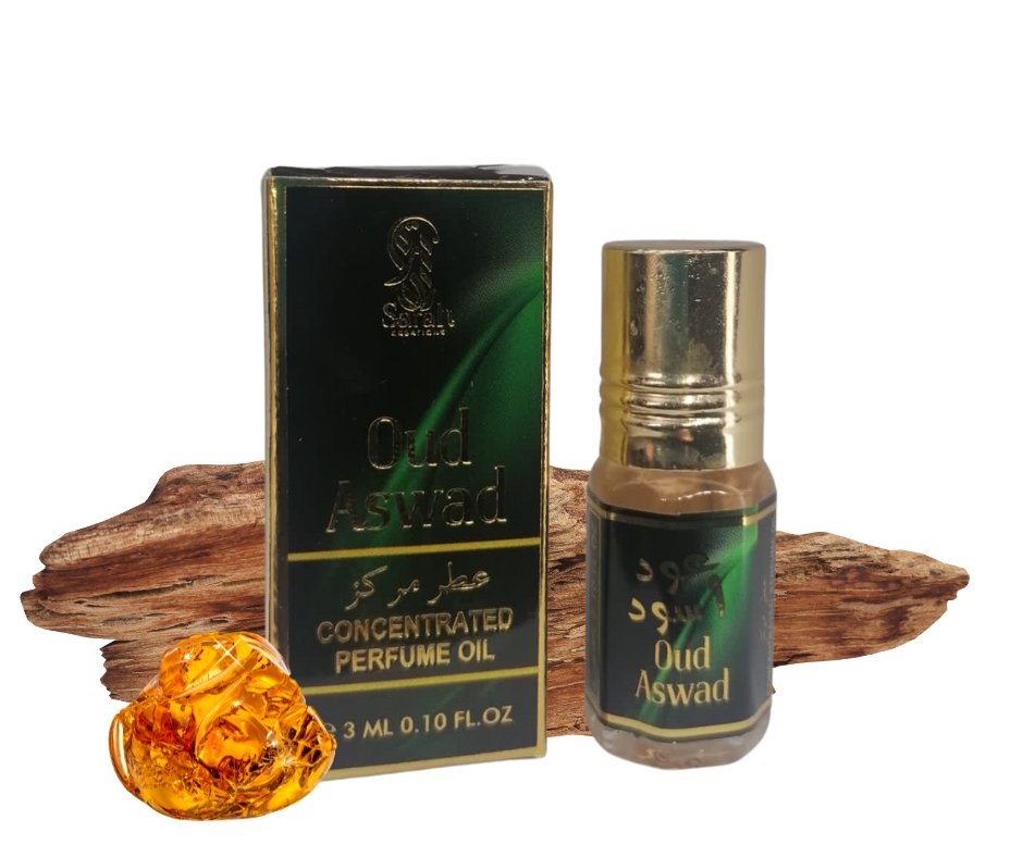 Sarah Creations Oud Aswad, Perfumy roll-on, 3ml