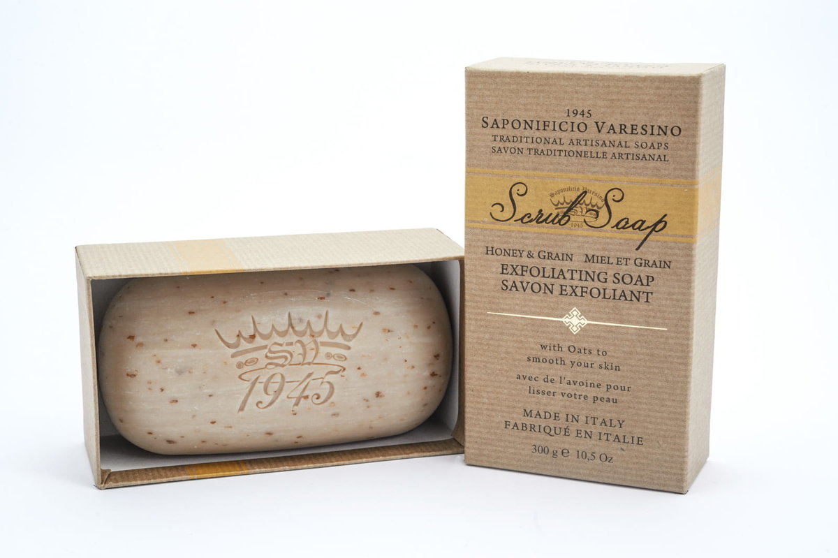 Saponificio Varesino, Mydło peeling z miodem, 300g