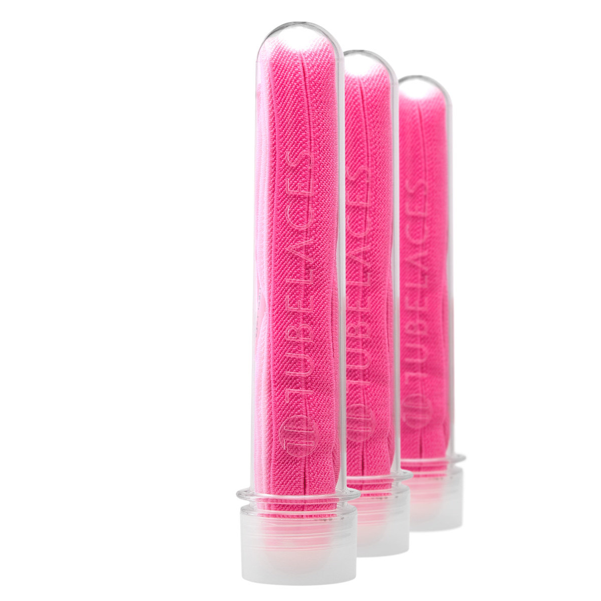 sznurowadła TUBELACES - FLEX LACE NEON PINK (130 cm)