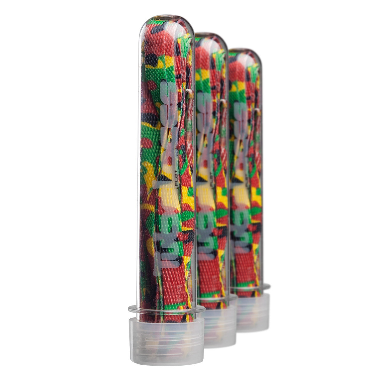 sznurowadła TUBELACES - RASTA CAMO (140 cm)