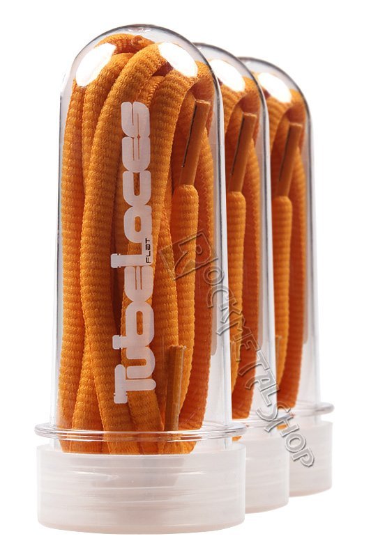 sznurowadła TUBELACES - ORANGE (130 cm)
