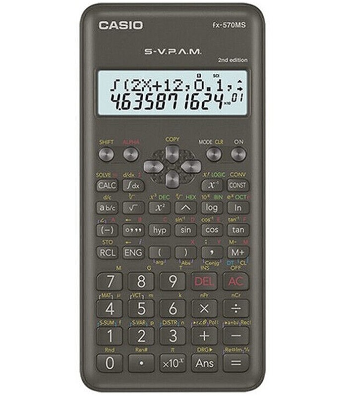 Kalkulator naukowy CASIO FX-570MS-2nd Edition - - 2 LATA GWARANCJI ! Wieloletnie doświadczenie, tysiące pozytywnych komenta