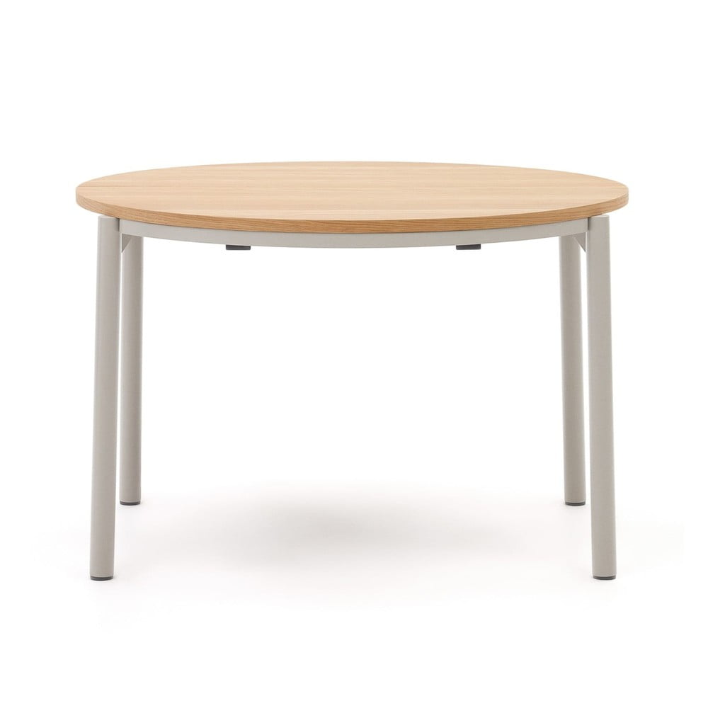 Okrągły rozkładany stół w dekorze dębu ø 120 cm Montuiri – Kave Home