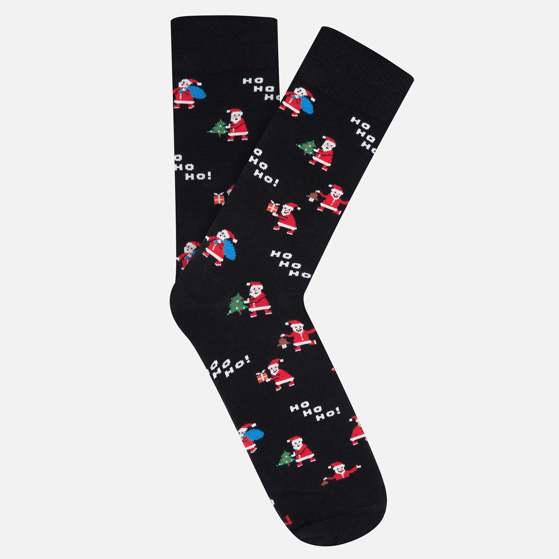 Skarpety Funky Santa Claus Black - Dastan