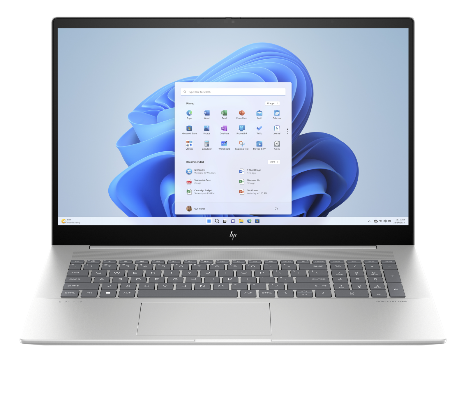 HP Envy 17-cw0023dx / 7H1T2UA / Intel i7-13 / 16GB / SSD 1TB / Intel Xe / FullHD / Dotyk / Win 11 / Srebrny