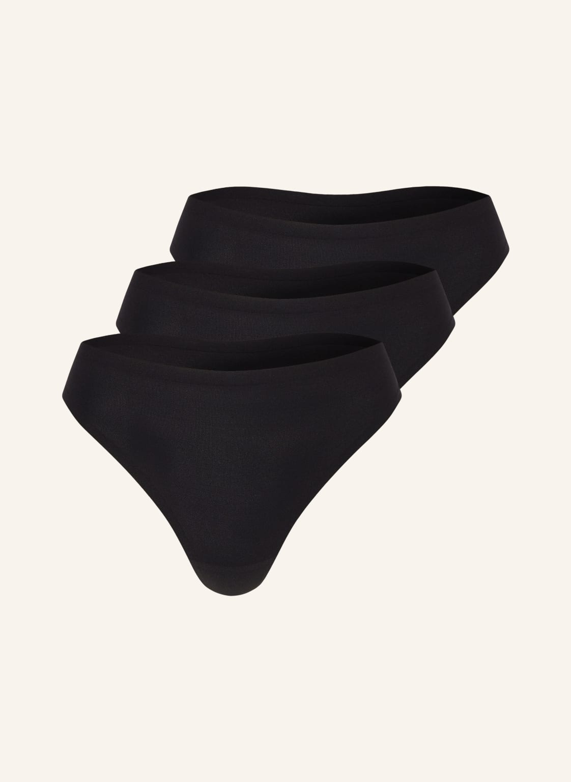 Chantelle Figi Softstretch, 3 Szt. schwarz