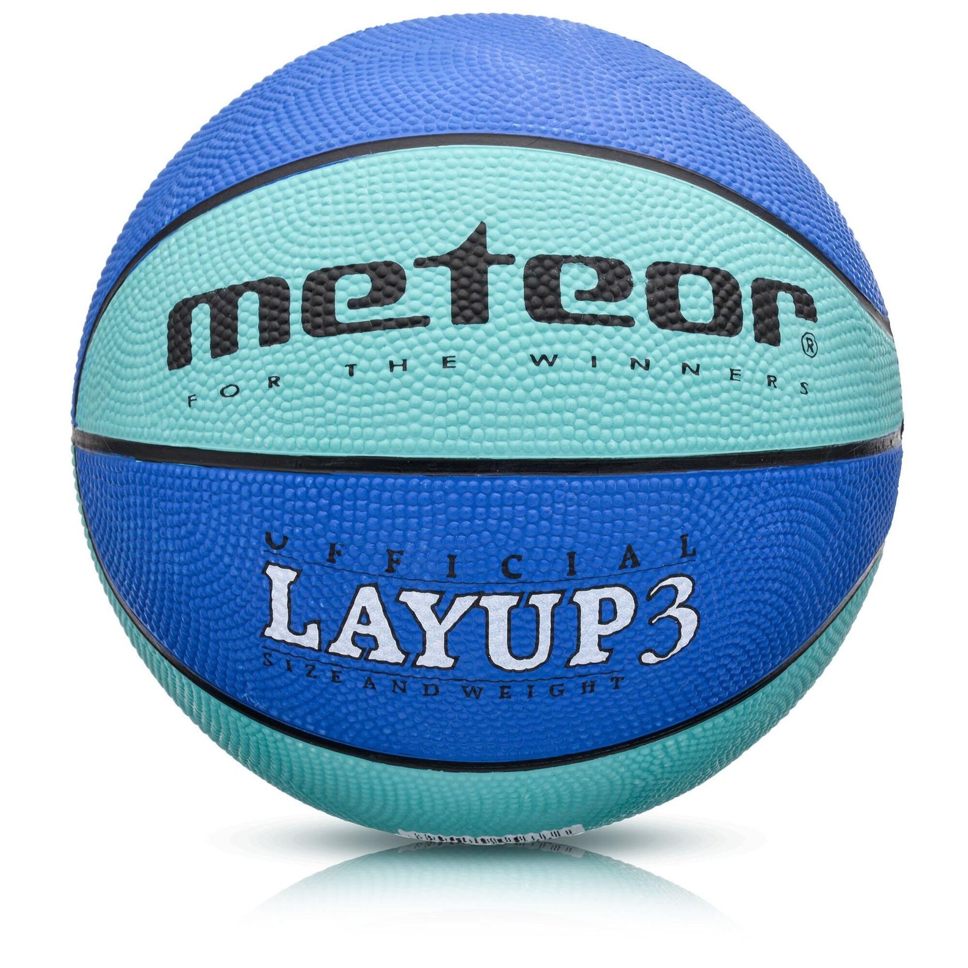 Meteor Piłka Koszowa Layup Dla Dzieci #3 niebieska