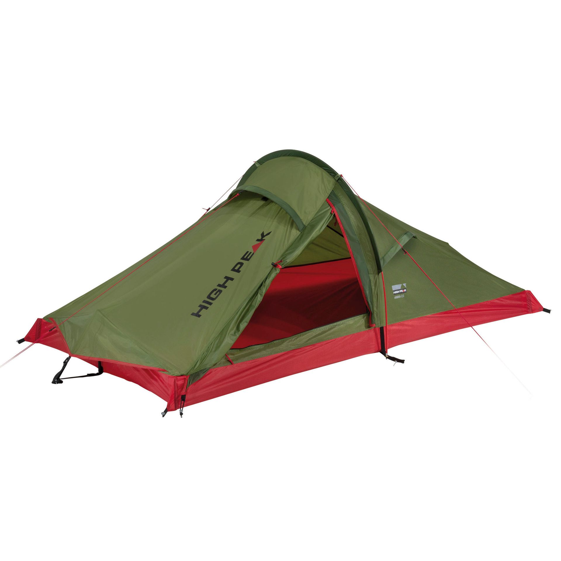 Namiot High Peak Siskin 2.0 Lw Zielono-Czerwony 10330