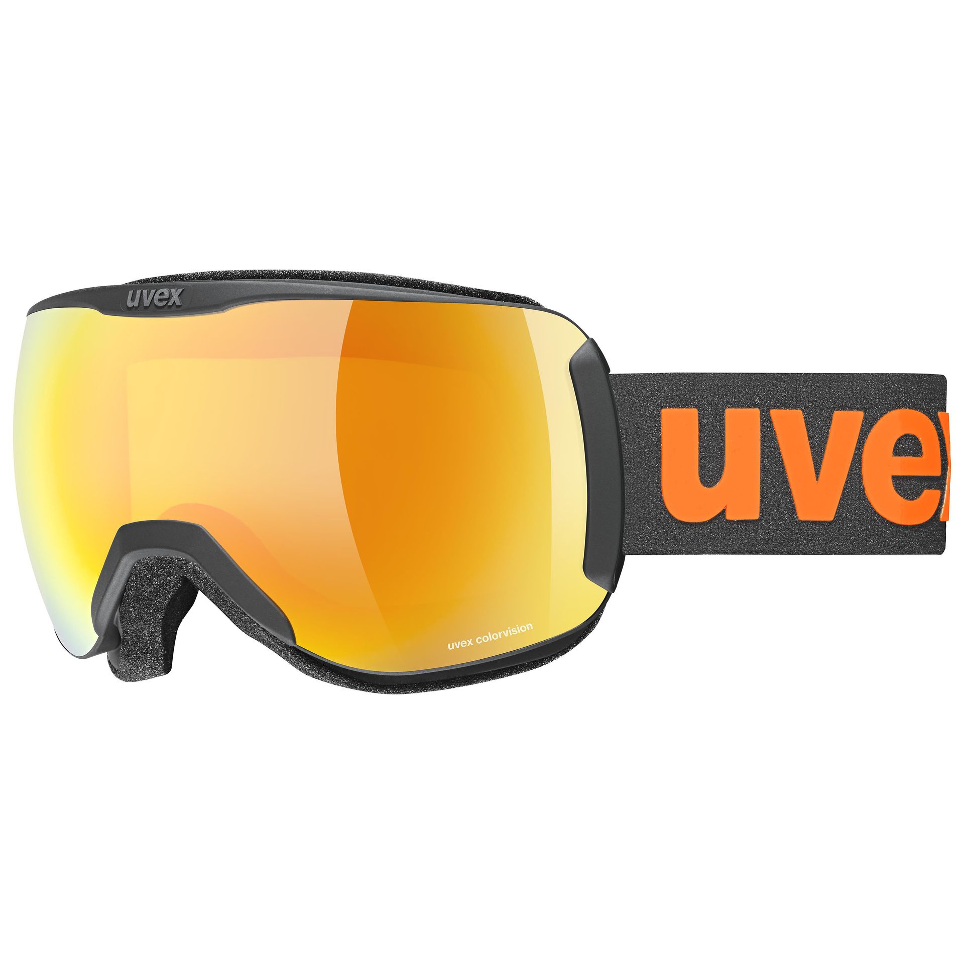 Uvex Downhill 2100 CV Goggles, czarny/pomarańczowy 2021 Gogle narciarskie S5503922430