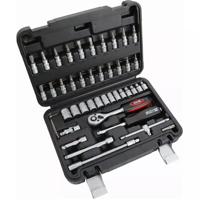 Zestaw kluczy nasadowych HILLEN&MOHR 17K046A 1/4 cala (46 elementów)