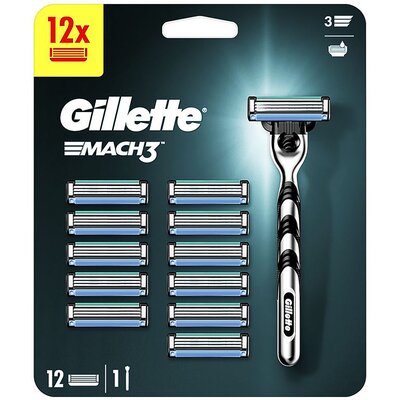 Gillette maszynka do golenia męska Mach3 + 11 głowic