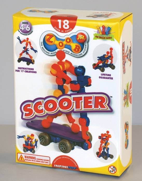 Infinitoy, Zoob, Junior, klocki konstrukcyjne Hulajnoga
