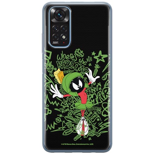 ERT GROUP etui na telefon Xiaomi REDMI NOTE 11T/ 11S 5G/ POCO M4 PRO 5G, case oryginalny i oficjalnie licencjonowany przez Looney Tunes, wzór Marvin 007, optymalnie dopasowane, plecki z TPU