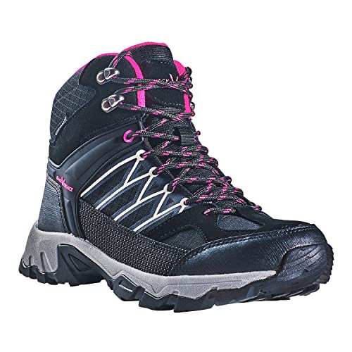 Black Crevice Damskie buty trekkingowe High Cut I High Cut I wodoodporne buty trekkingowe I wysokiej jakości buty sportowe do aktywności na świeżym powietrzu I wyściełane buty trekkingowe damskie z