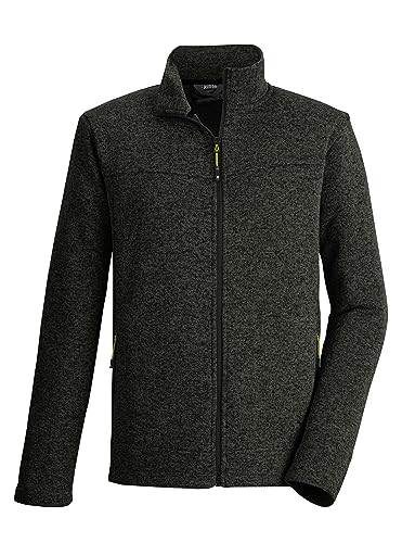 Killtec Męska kurtka polarowa/kurtka ze stójką KOW 3 MN JCKT, ciemnooliwkowa, 4XL, 39678-000