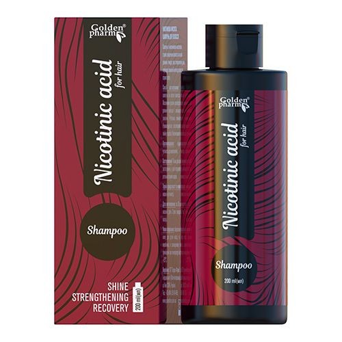 Kwas nikotynowy (Niacyna) Szampon Stymulator Aktywator Wzrostu Włosów 200ml