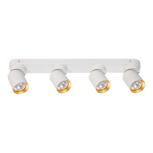 Andy lampa sufitowa (spot) 4xGU10 biała/złota ML9938