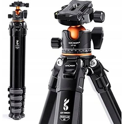 Statyw Kf Profesjonalny Statyw Do Aparatu / Kamery - Głowica 3d 15kg / K&f Kf09.105
