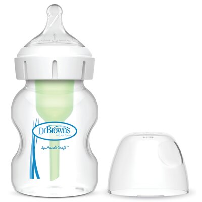 Dr Brown's Options+ Butelka antykolkowa z szeroką szyjką 0m+ 150ml