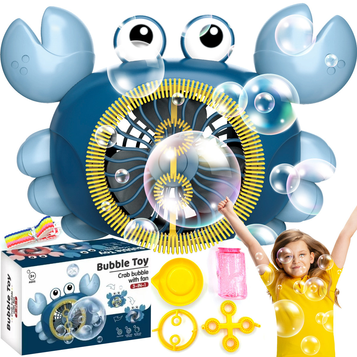 Zabawka do kąpieli Heckermann 777-3 do baniek mydlanych oraz bąbelków w wannie