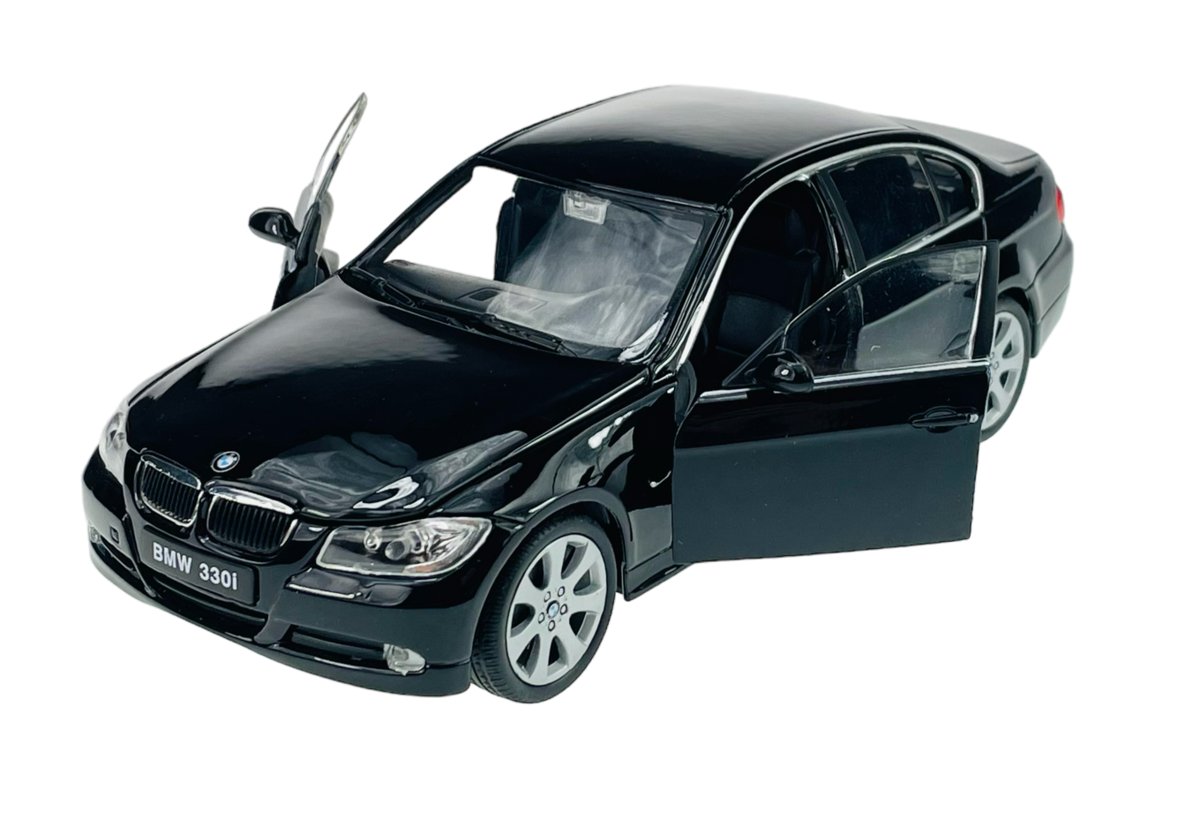 WELLY BMW 330i E90 CZARNY 1:24 SAMOCHÓD NOWY METALOWY MODEL