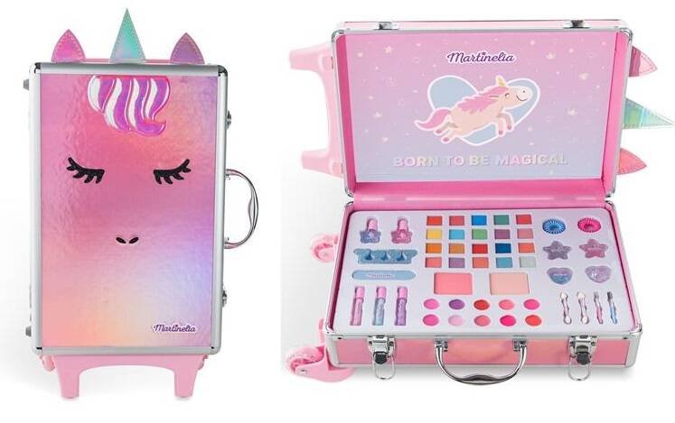 Martinelia, Jednorożec Makijaż Dzieci Kuferek Walizka Kosmetyki XL
