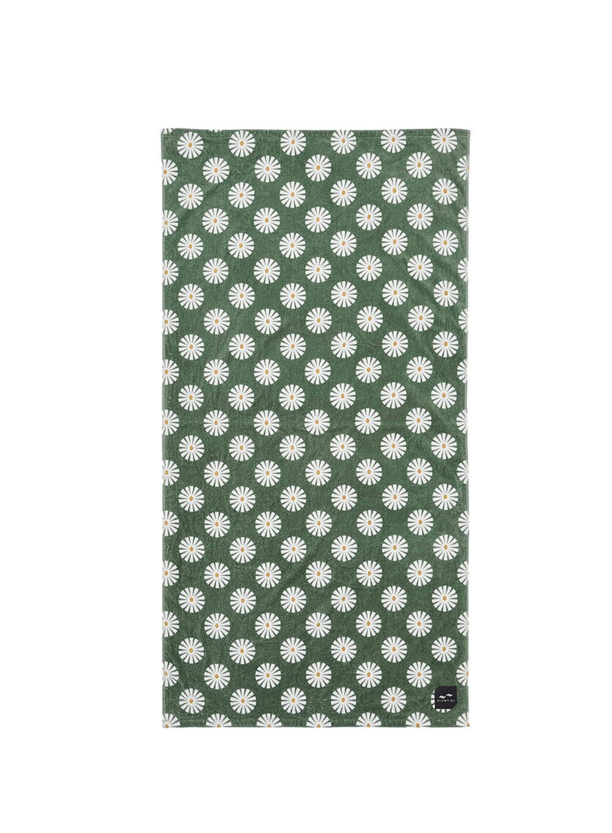 Ręcznik plażowy Slowtide Sun Dazed Beach Towel - green