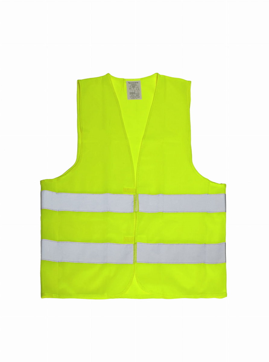 KAMIZELKA ODBLASKOWA OSTRZEGAWCZA ŻÓŁTA - rozm. L PROCERA PRC-KAMIZELKA ŻÓŁTA 5902767612852