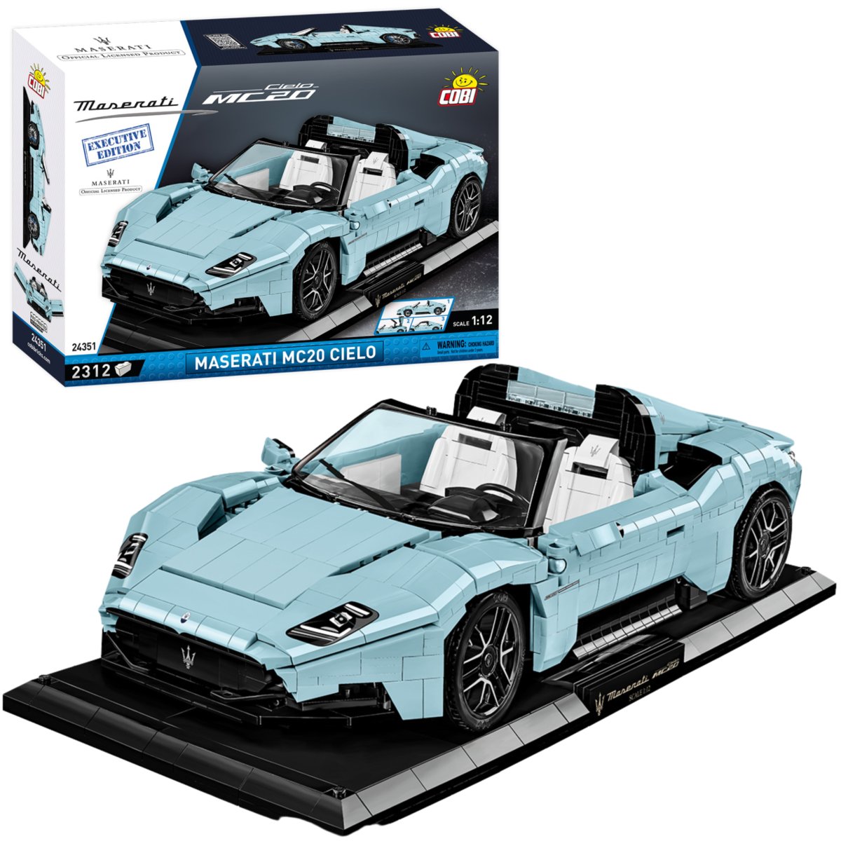 COBI 24351 SAMOCHÓD MASERATI MC20 CIELO AUTO EXECUTIVE EDITION