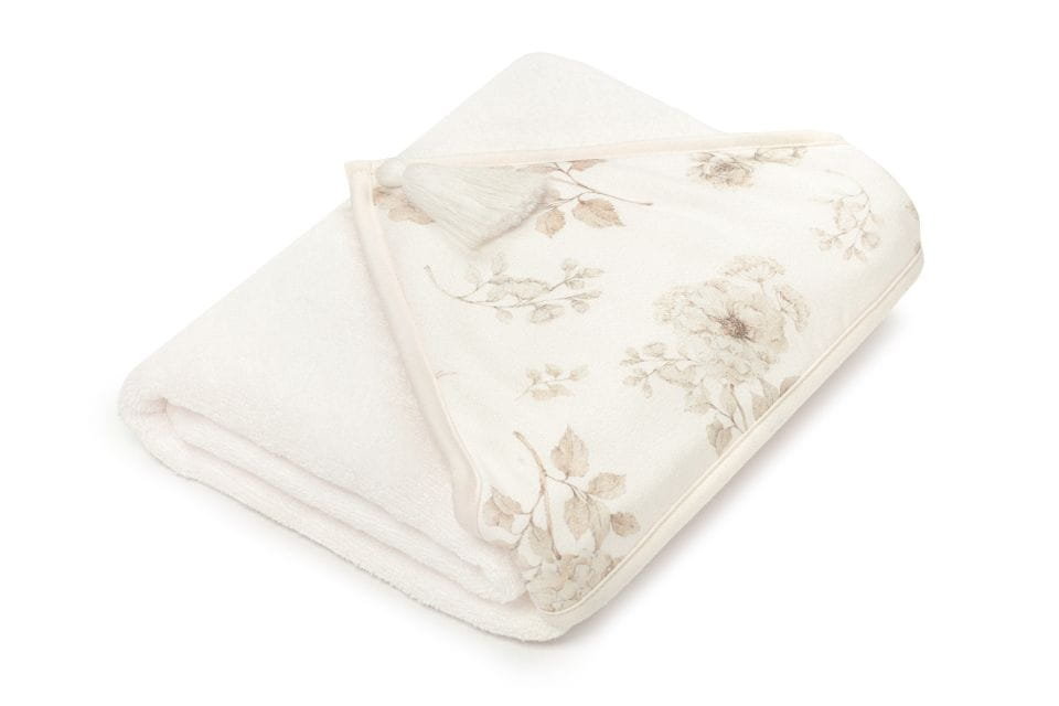 Bambusowy duży ręcznik boho flowers my memi