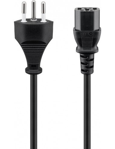Kabel do urządzeń chłodniczych Szwajcaria, 1,8 m, czarny - Długość kabla 1.8 m