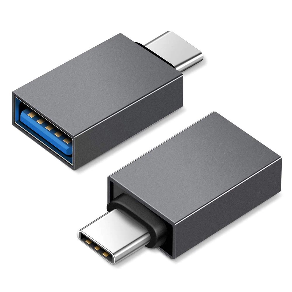 Adapter OTG Przejściówka USB 3.0 do USB-C/Type-C (Gray)