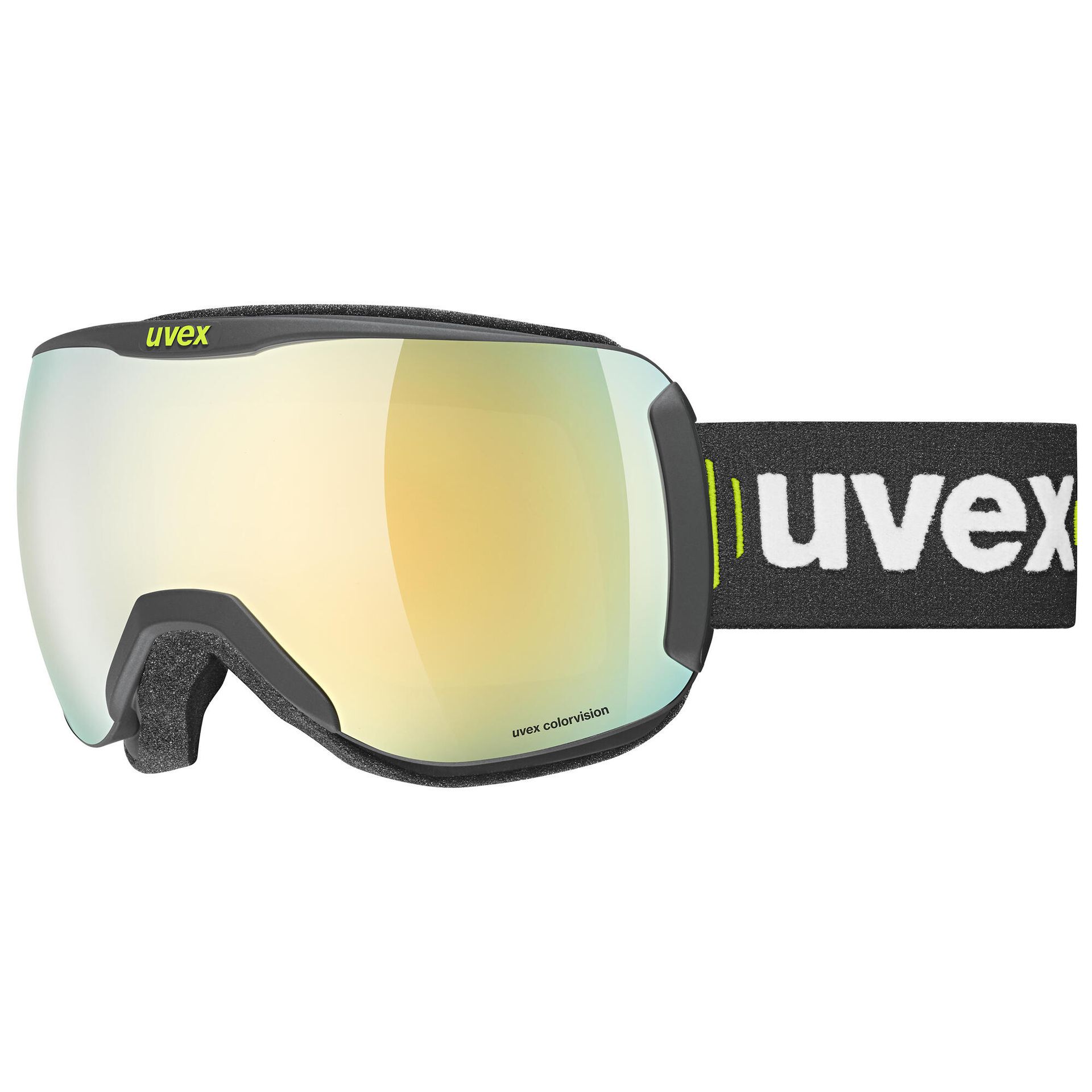 Uvex Downhill 2100 CV Goggles, czarny/zielony 2021 Gogle narciarskie S5503922530