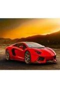 Diamentowa mozaika auto czerwone sportowe  NO-1008143