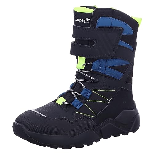Superfit Rocket śniegowce chłopięce, Czarno-żółty 0010, 41 EU Schmal