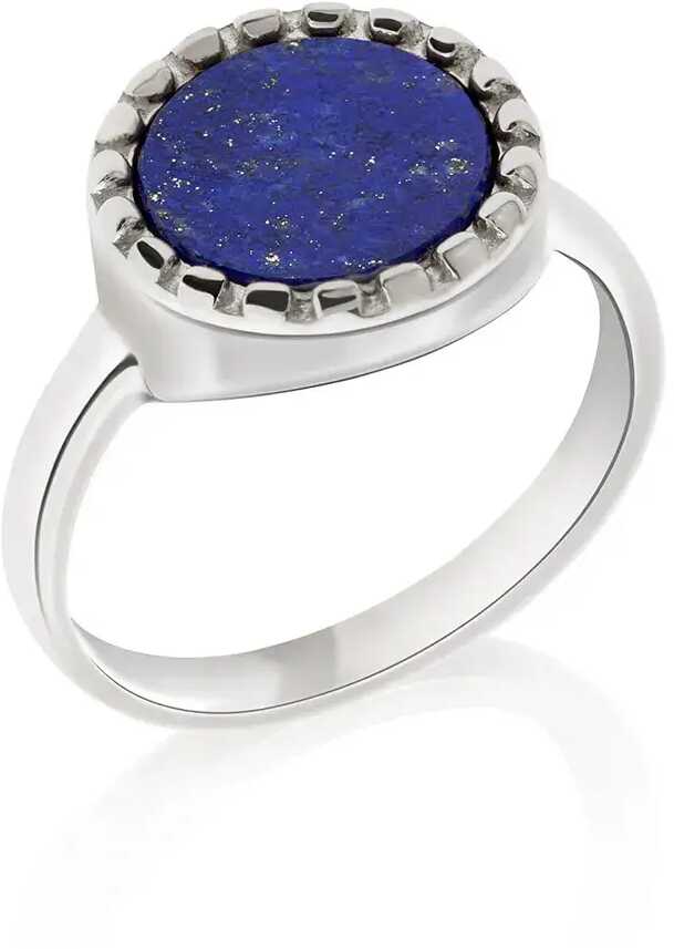 Lapis Lazuli Pierścionek Srebrny