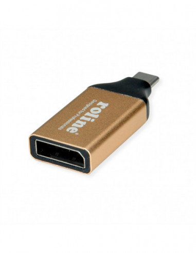 ROLINE GOLD Adapter typu C - DisplayPort, v1.2, M/F