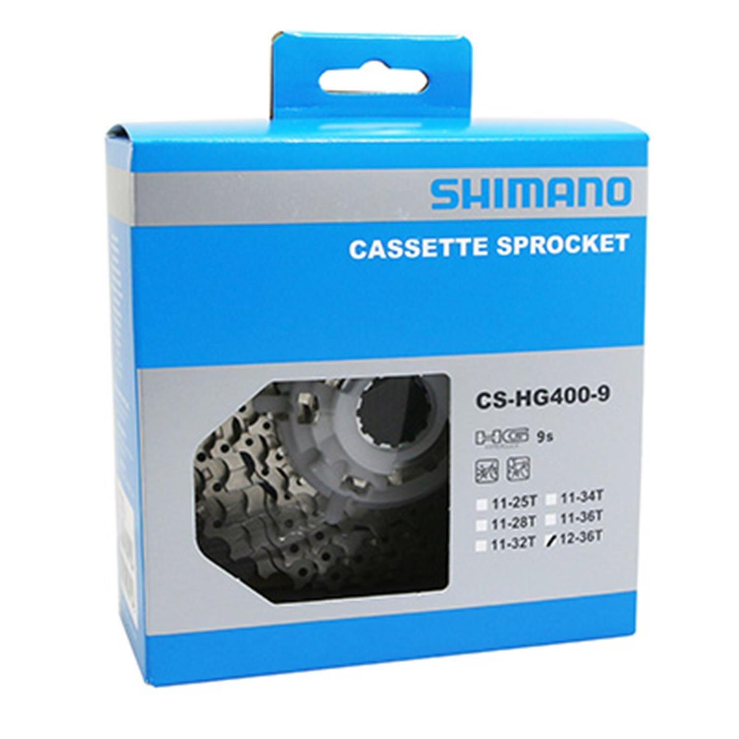 Shimano Hg400 Kaseta 9-Rzędowa, Srebrny (I-CSHG4009236)