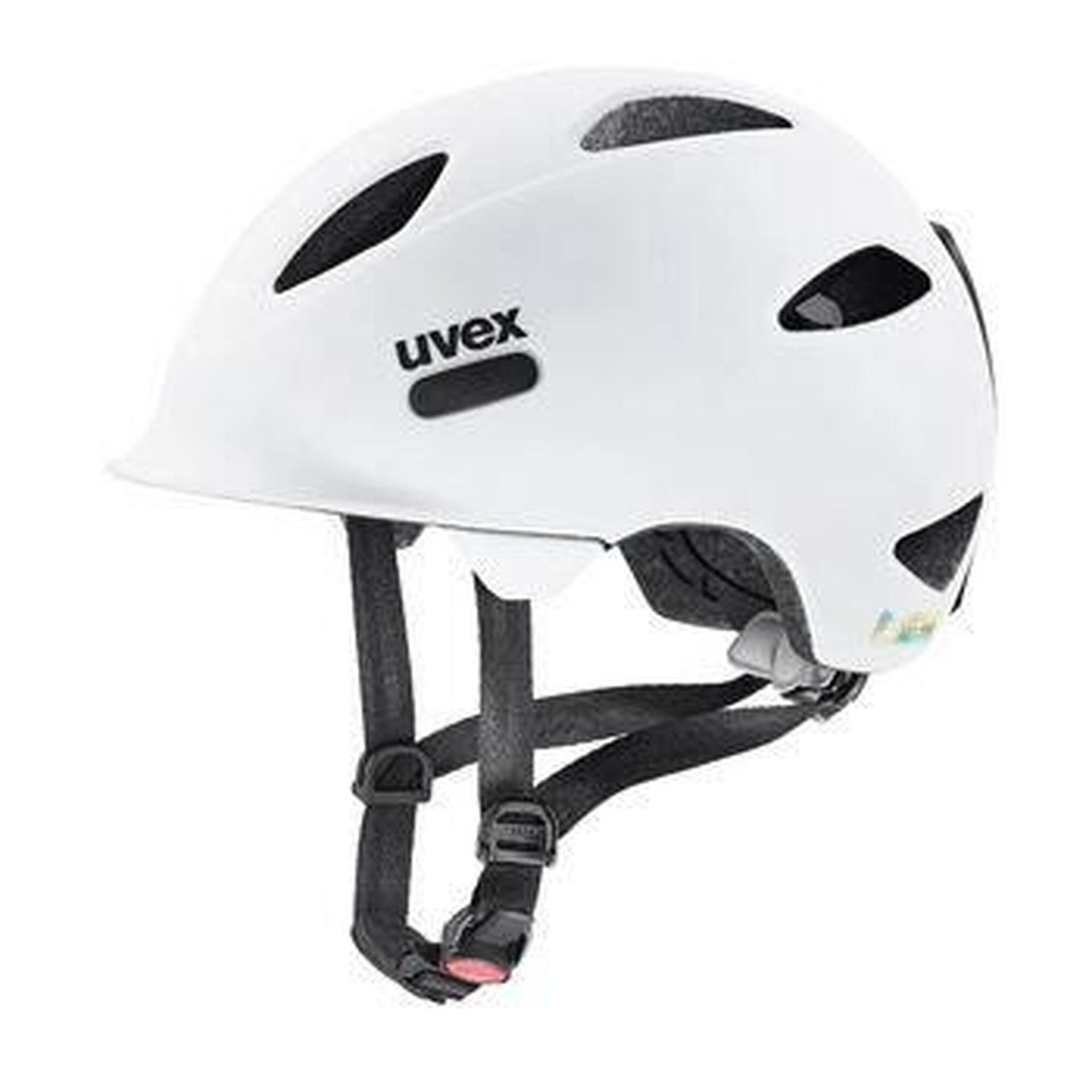 Kask rowerowy Uvex Oyo | WHITE-BLACK MAT 45-50cm