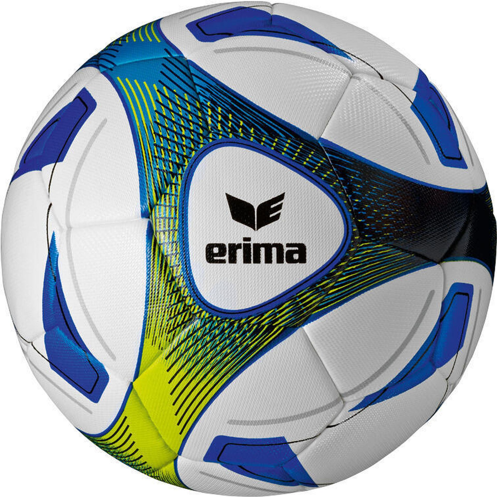 Erima HYBRID Piłka do piłki nożnej royal/lime 719505