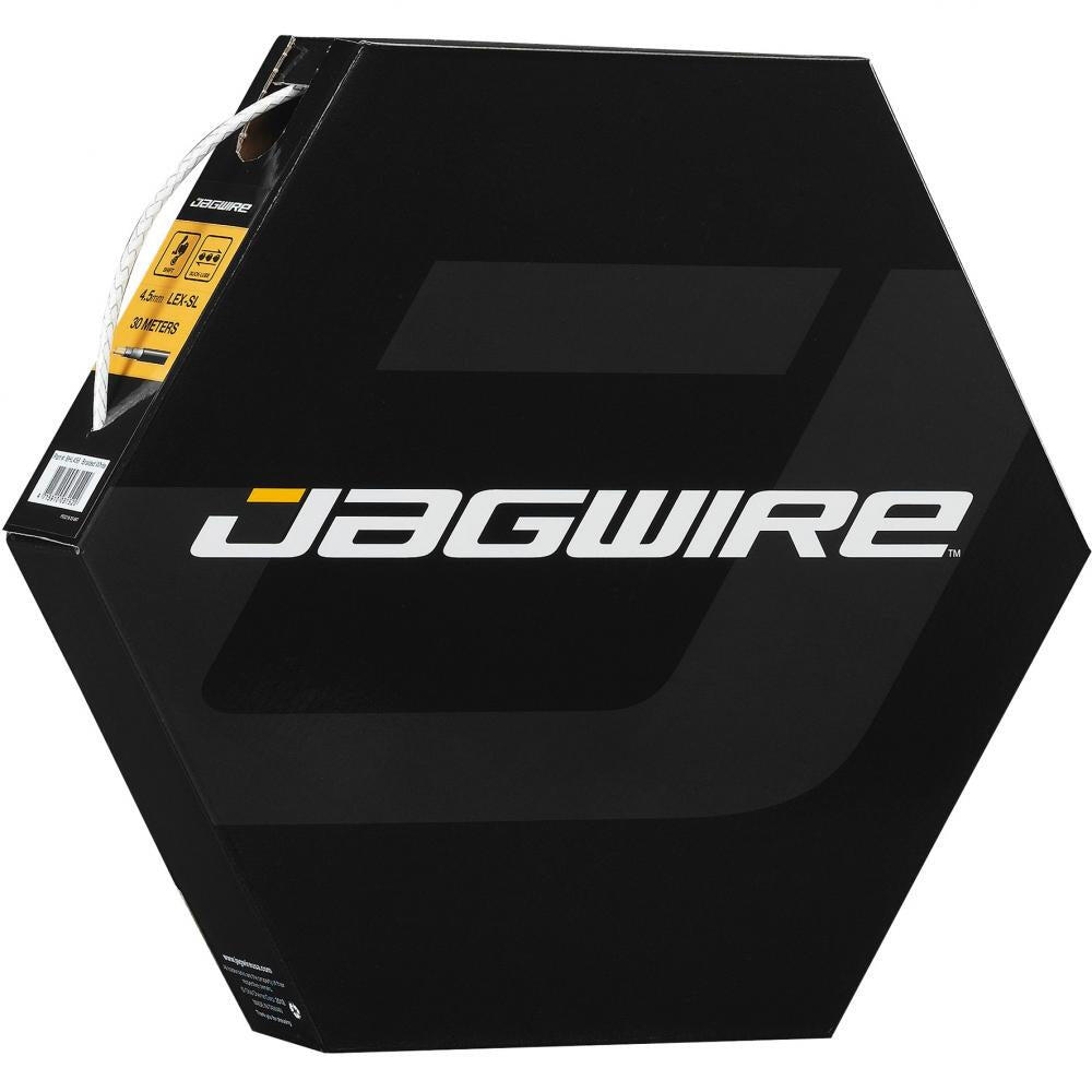 Jagwire cięgno manetki firmy pokrowiec zewnętrzny Lex, pleciona, Slick-Lube-smarowania, biały JA7704