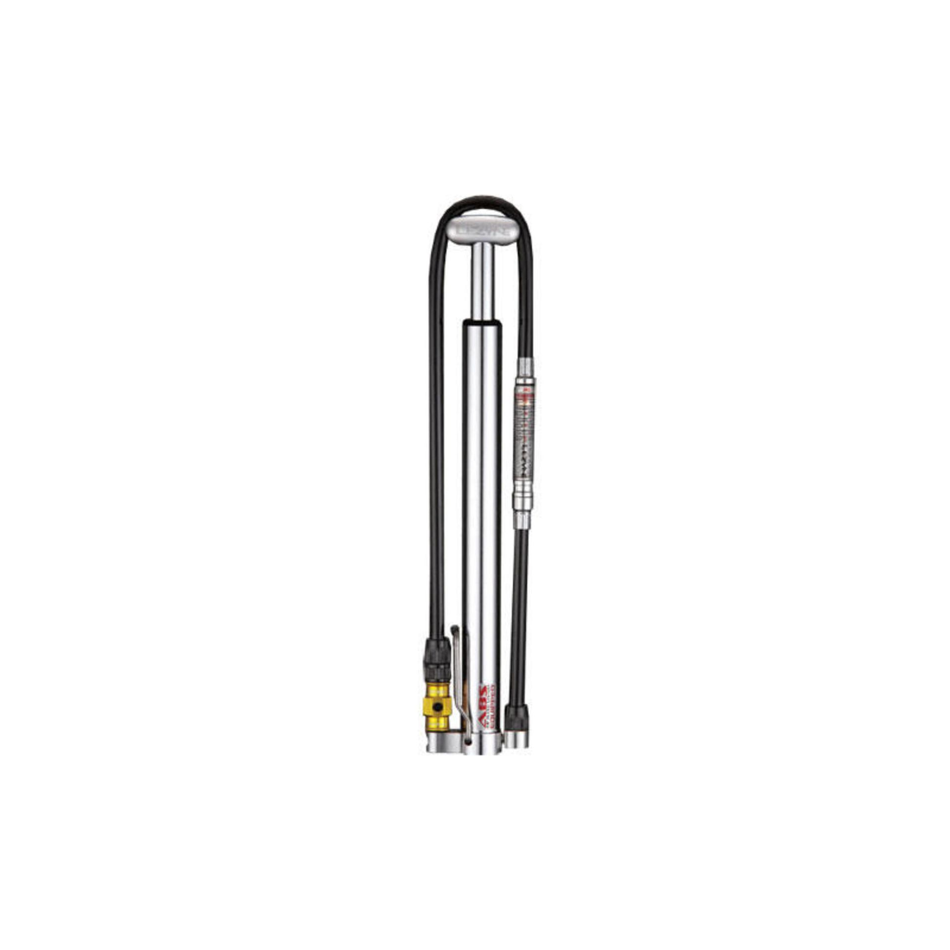 Lezyne Pompka Micro Floor Drive HP ABS srebrny / Wersja zestawu: z manometrem LZN-1-MP-MFDR-V2HPG