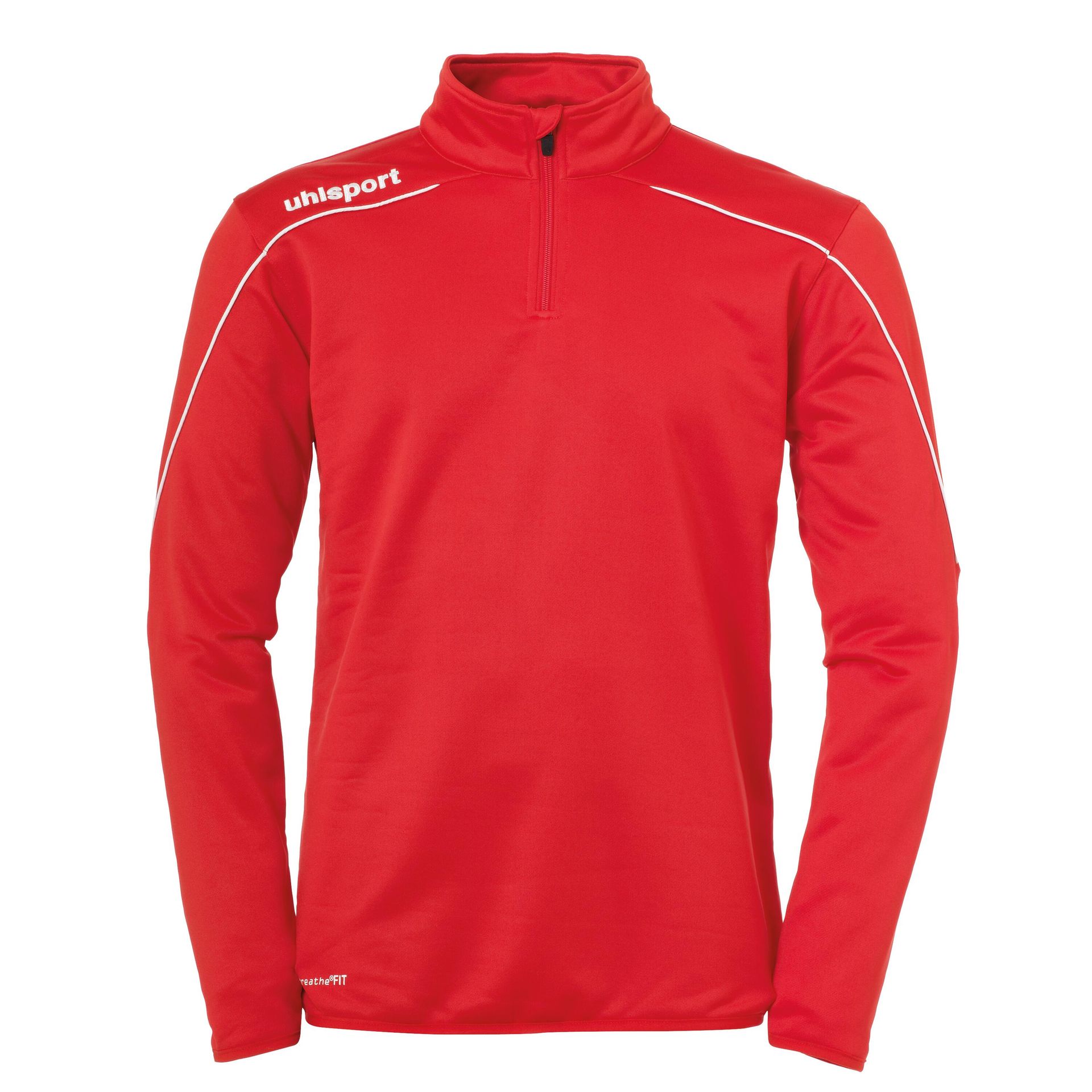 Uhlsport Męska Stream 22 1/4 Zip Top odzież wierzchnia, czerwono-biała, XXXL