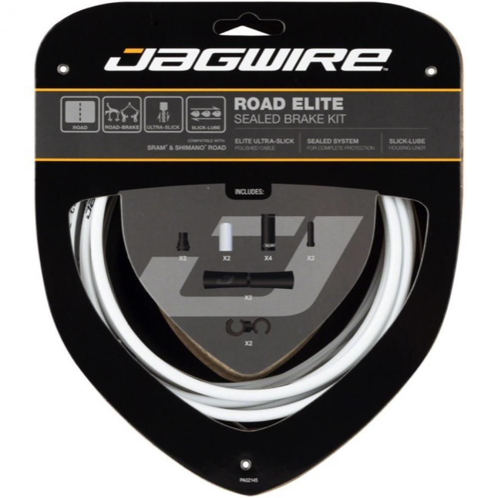 Jagwire Road Elite Sealed Zestaw linek hamulcowych, white 2021 Linki i osłonki hamulcowe 18019433