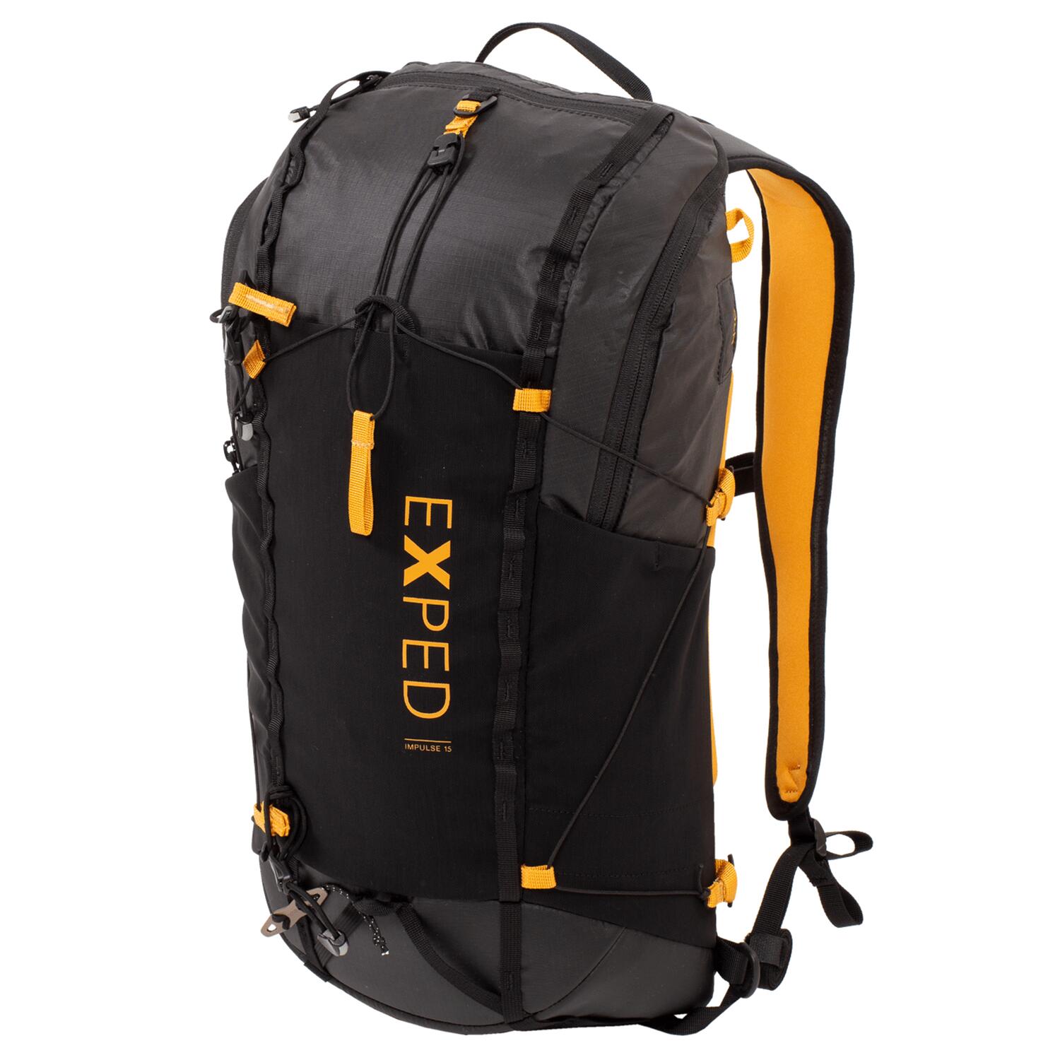 Plecak trekkingowy alpejski Exped Impulse 15 - black / butterscotch