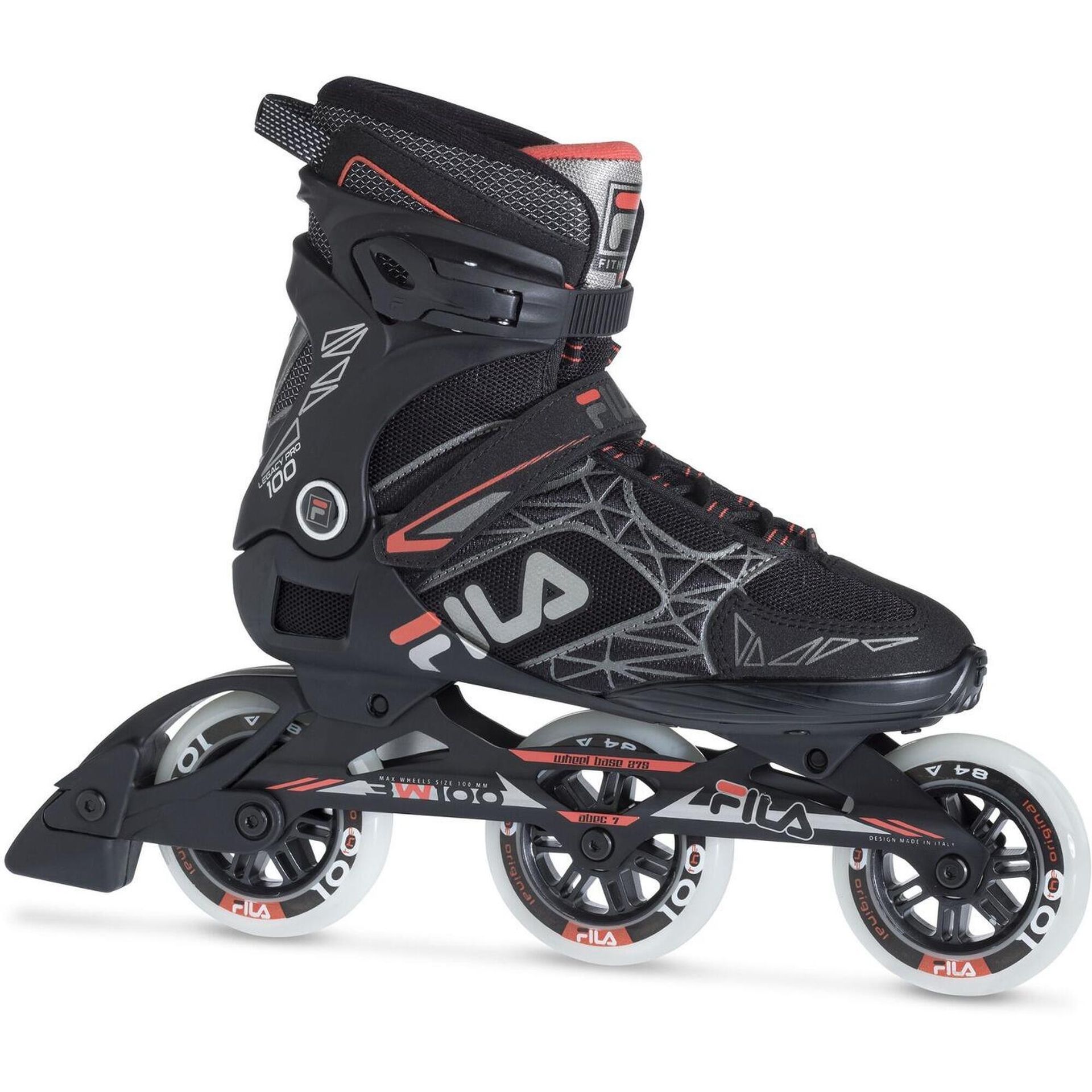 Rolki męskie FILA Legacy Pro 100 black/red