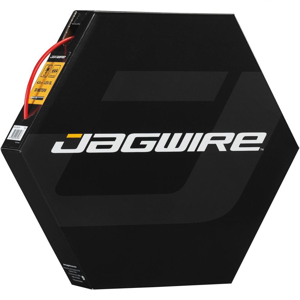 Jagwire cięgno manetki firmy pokrowiec zewnętrzny Lex, czerwony, 4 mm JA7699