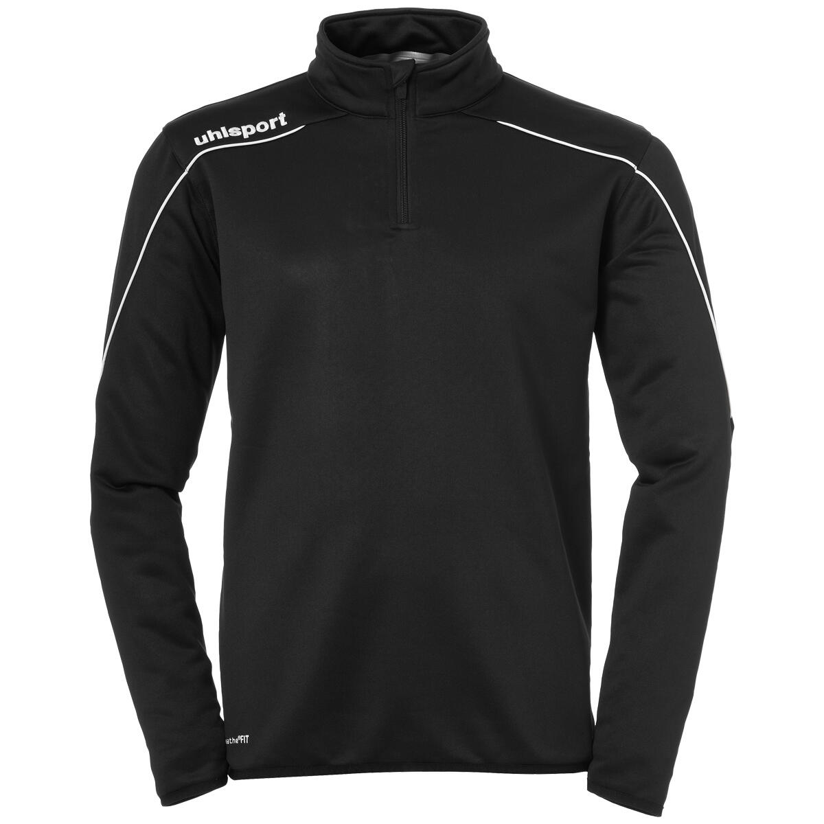uhlsport Uhlsport Stream 22 bluza treningowa męska z zamkiem błyskawicznym 1/4, czarny, l