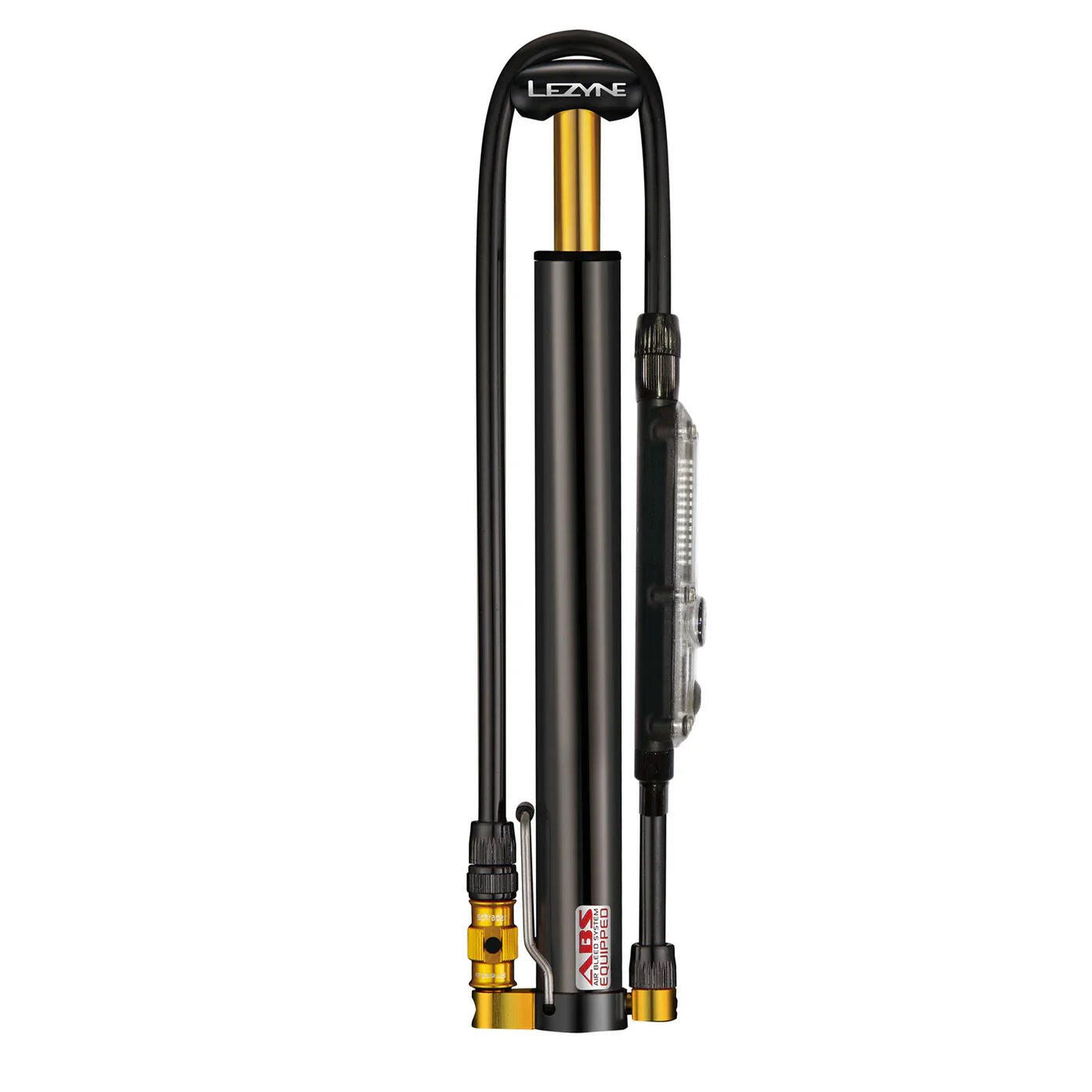 Lezyne Pompka Micro Floor Drive HV ABS srebrny / Wersja zestawu: z manometrem LZN-1-MP-MFDR-V2HVG
