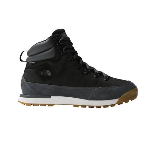 Męskie buty skórzane The North Face Back To Berkeley IV Leather WP black/asphalt grey - 45